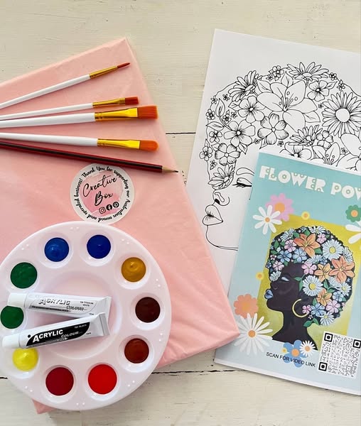 Paint and sip kits