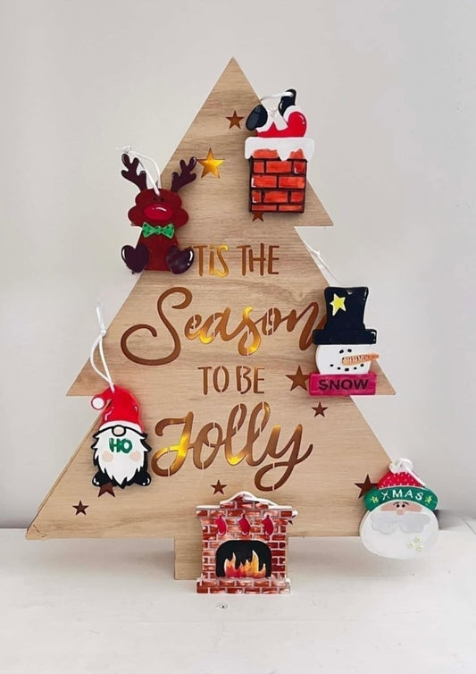 Christmas ornament paint kit