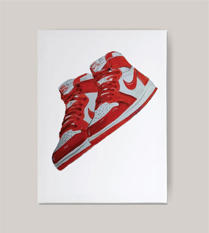 DIY sneakers painting kit with canvas, paints, brushes, apron, and step-by-step tutorial by Creative Box